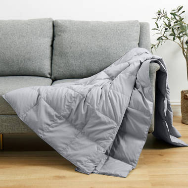 Feather down throw discount blanket